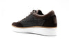 Martin Dingman - Carson Alligator Grain Sneakers - Walnut