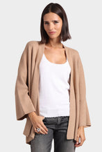 Load image into Gallery viewer, Minnie Rose - Cashmere Oversized Cardigan - Camel
