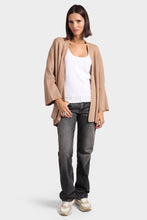 Load image into Gallery viewer, Minnie Rose - Cashmere Oversized Cardigan - Camel
