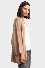 Load image into Gallery viewer, Minnie Rose - Cashmere Oversized Cardigan - Camel
