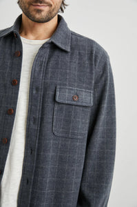 Rails - Alder Shirt - Navy Jaspe Check