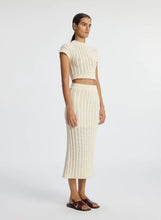 Load image into Gallery viewer, A.L.C. - Aurora Crochet Midi Skirt - Parchment
