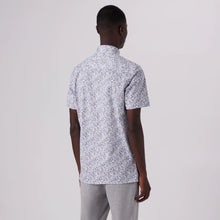 Load image into Gallery viewer, Bugatchi - Milo Floral Print Ooohcotton Short Sleeve Shirt - Chalk

