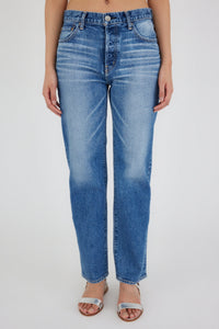 Moussy - Willowen Straight Jean - Blue