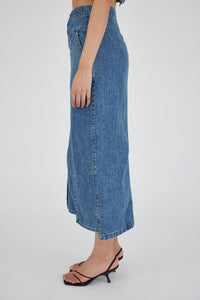 Moussy - Clovernook Tight Skirt - Blue