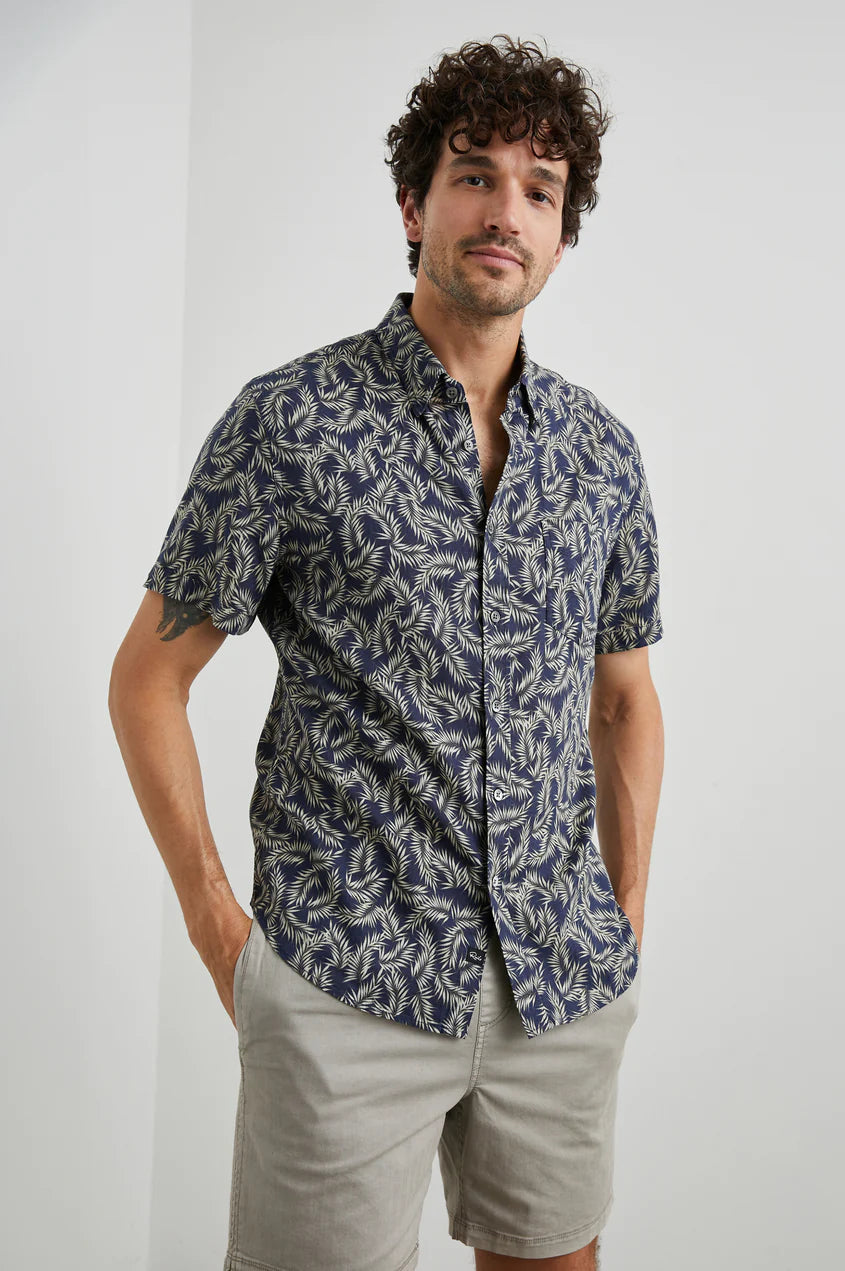 Rails - Carson Shirt - Palm Americano Navy