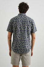 Load image into Gallery viewer, Rails - Carson Shirt - Palm Americano Navy
