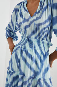 Rails - Caterine Dress - Blue Watercolor Stripes