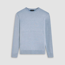 Load image into Gallery viewer, Bugatchi - Long Sleeve Melange Crewneck Sweater
