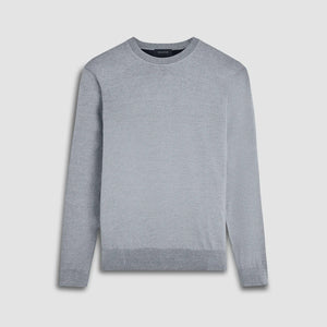 Bugatchi - Long Sleeve Melange Crewneck Sweater
