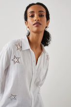Load image into Gallery viewer, Rails - Charli Shirt - White Eyelet Stars
