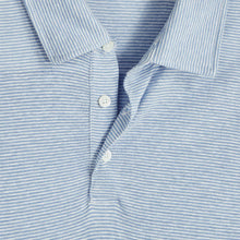 Load image into Gallery viewer, Bugacthi - SS Three Button Polo - Air Blue
