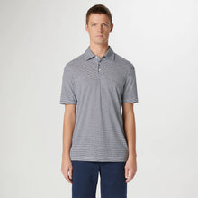 Load image into Gallery viewer, Bugatchi - SS Three Button Polo - Navy
