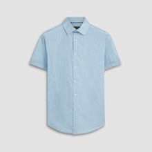 Load image into Gallery viewer, Bugatchi - OoohCotton Miles SS Shirt - Air Blue Pattern
