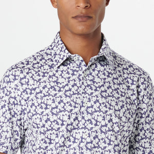 Bugatchi - OoohCotton Miles SS Shirt - Navy