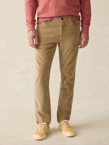 Faherty - Stretch Terry Corduroy 5-Pocket Pant -Ary Barley