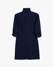 Load image into Gallery viewer, Frank &amp; Eileen - Long Sleeve Playsuit Dress - Navy
