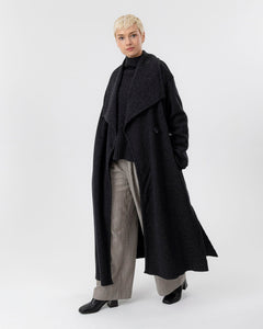 Holebrook - Astrid Wide Coat - Anthracite Mel.