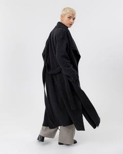 Holebrook - Astrid Wide Coat - Anthracite Mel.