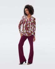 Load image into Gallery viewer, DVF - Gregory Pant - Wine Pink
