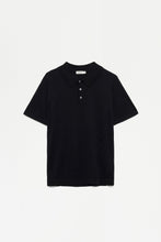 Load image into Gallery viewer, https://shoozeboutique.com/products/simkhai-barron-short-sleeve-polo-black
