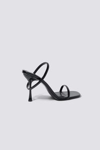 SIMKHAI - Siren Heel - Black Patent Leather