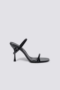 SIMKHAI - Siren Heel - Black Patent Leather