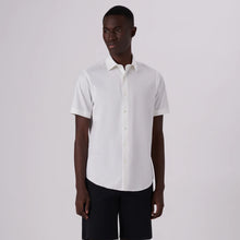 Load image into Gallery viewer, Bugatchi - Miles Solid Ooohcotton Short Sleeve Shirt - White
