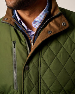 Johnnie O - Juno Quilted Snap Jacket-Mangrove