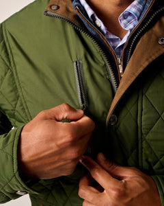 Johnnie O - Juno Quilted Snap Jacket-Mangrove