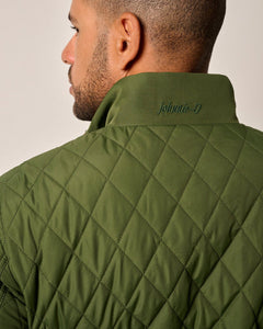 Johnnie O - Juno Quilted Snap Jacket-Mangrove