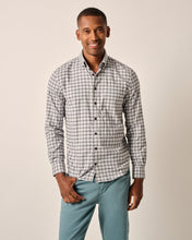 Load image into Gallery viewer, Johnnie O -Hangin&#39; Out Performance Button Up Shirt - Tally - Light Grey
