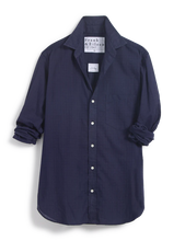 Load image into Gallery viewer, Frank &amp; Eileen - Joedy Boyfriend Button Up Shirt - Navy Textured
