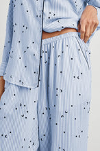 Load image into Gallery viewer, Rails - Luna Pajama Set - Flocked Cosmic Stripe
