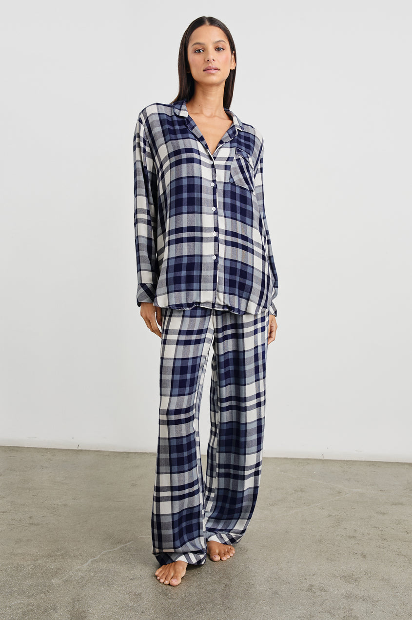 Rails - Luna Pajama Set - Lake Blue Cloud