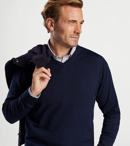 Peter Millar - Autumn Crest V-Neck - Navy