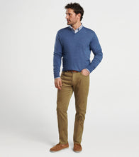 Load image into Gallery viewer, Peter Millar - Autumn Crest V-Neck - Ocean Blue
