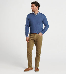 Peter Millar - Autumn Crest V-Neck - Ocean Blue