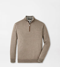 Load image into Gallery viewer, Peter Millar - Autumn Crest Suede Trim Quarter-Zip - Irish Cream
