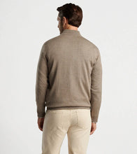 Load image into Gallery viewer, Peter Millar - Autumn Crest Suede Trim Quarter-Zip - Irish Cream
