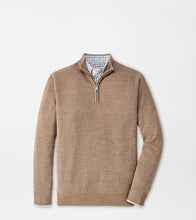 Load image into Gallery viewer, Peter Millar -  Breaker Birdseye Quarter-Zip - Irish Cream
