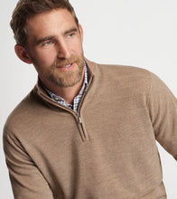 Load image into Gallery viewer, Peter Millar -  Breaker Birdseye Quarter-Zip - Irish Cream
