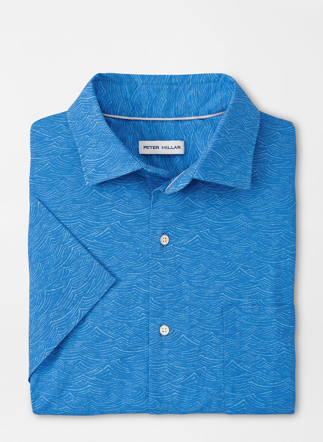 Peter Millar - Sea Swell Cotton-Stretch Sport Shirt - Blue Granite