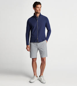 Peter Millar - Solstice Performance Hybrid Full Zip Cardigan - Navy