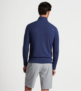 Peter Millar - Solstice Performance Hybrid Full Zip Cardigan - Navy