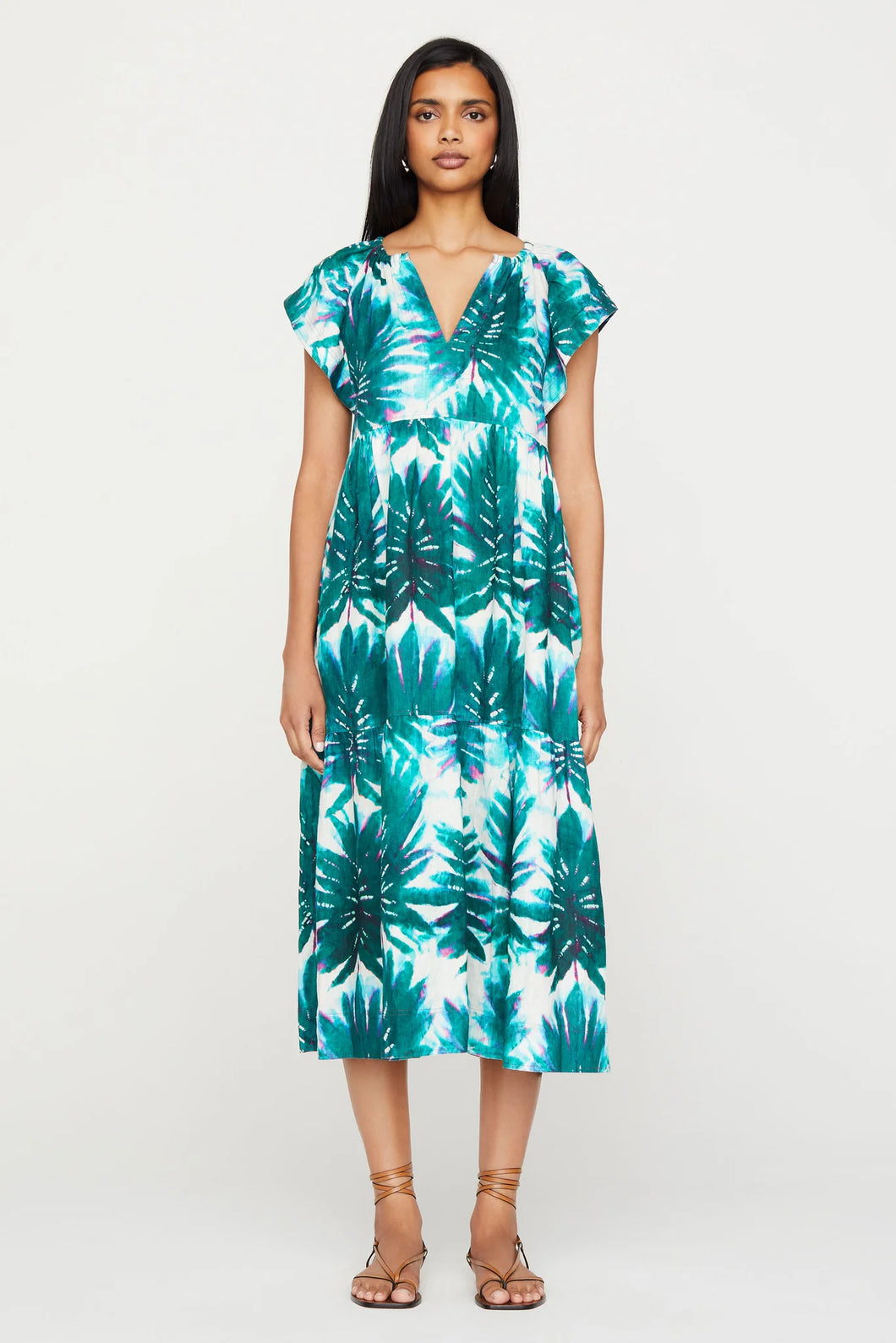 Marie Oliver - Kara Midi Dress - Monstera