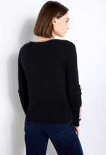 Load image into Gallery viewer, Lisa Todd - Patch Match Henley - Black
