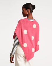 Load image into Gallery viewer, Frances Valentine - Le Petit Poncho w Embroidered Flowers - Pink/Oyster
