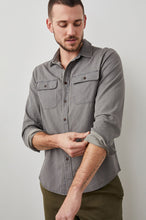 Load image into Gallery viewer, Rails - Rhet Shirt - Washed Black Chambray
