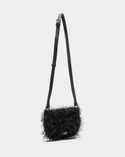 Load image into Gallery viewer, Frances Valentine - Small Teddy Gotham Shag Bag - Black
